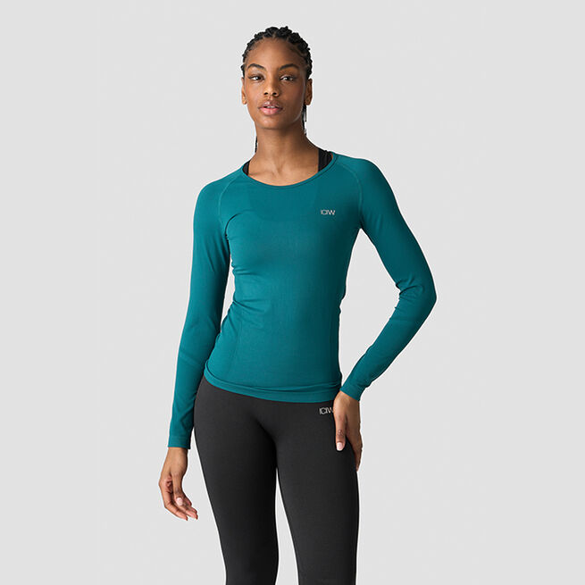 Everyday Seamless LS, Dark Teal Green Everyday Seamless LS, Dark Teal Green