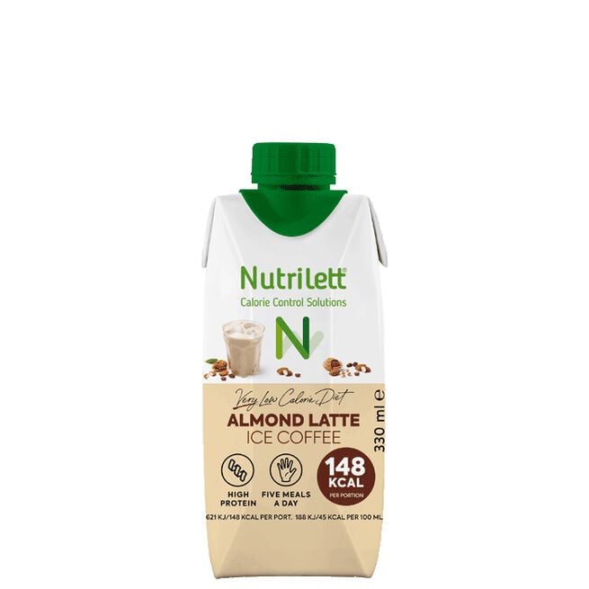 Nutrilett VLCD Smoothie Ice Coffee Almond Latte, 330 ml Måltidsersättning VLCD 330 ml Islatte Mandel Kaffe Mandel