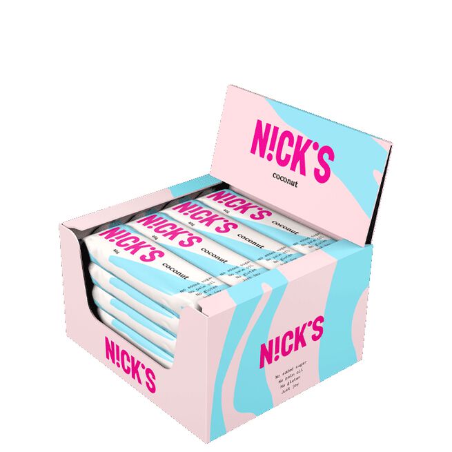 Nicks Bar Coconut 15 x NICKS Chokladbars 40 g Coconut