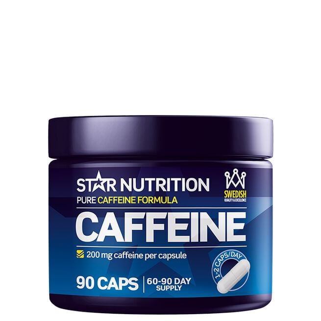 Star nutrition koffein 200mg Koffeintabletter 200 mg 90 Kapslar