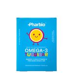 Pharbio Omega-3 Barn Passionsfrukt 27 tuggkapslar