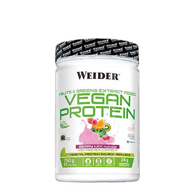 Vegan Protein, 750 g, Berry Mix Veganskt Proteinpulver 750 g Berry Mix