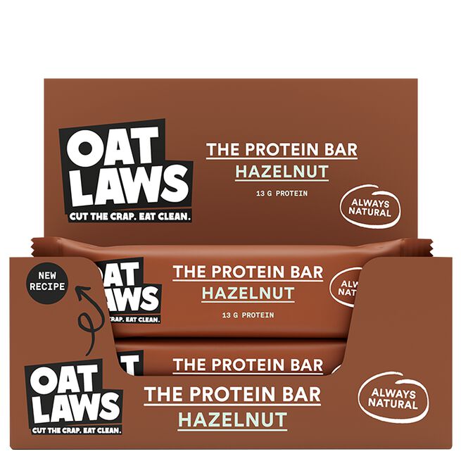 12 x Oatlaws The Protein Bar Hazelnut 60 g 12 x The Protein Bar 60 g Hazelnut