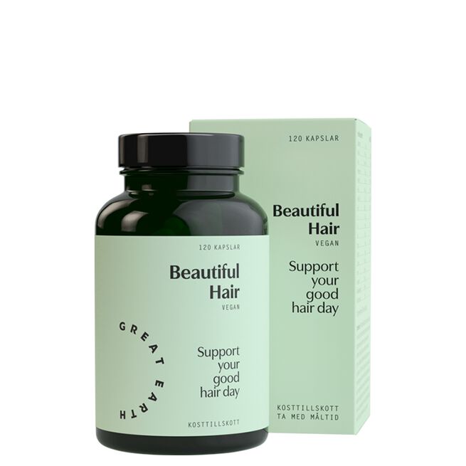 Beautiful Hair 120 kapslar Beautiful Hair Kosttillskott 120 kapslar