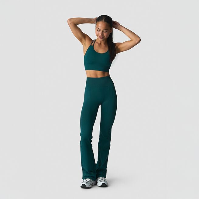 Define Seamless Sports Bra, Forrest Green, L  Define Seamless Sport-bh Mörkgrön