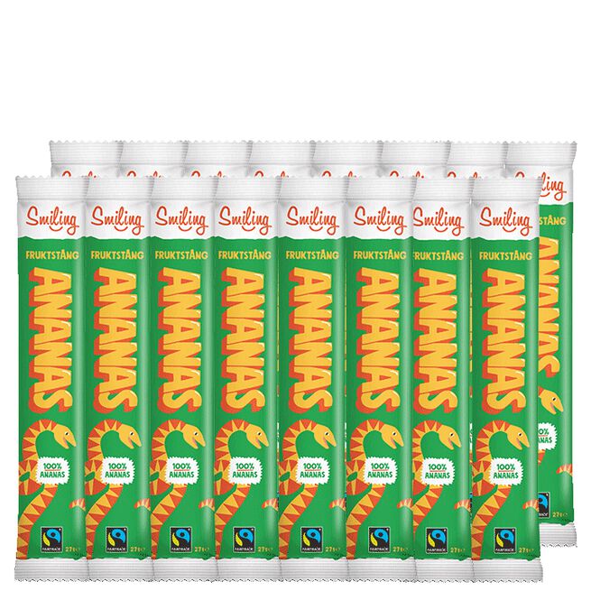 16 x Smiling Fruktstång Ananas, 27 g 16 x Smiling Fruktstång Ananas, 27 g Ananas