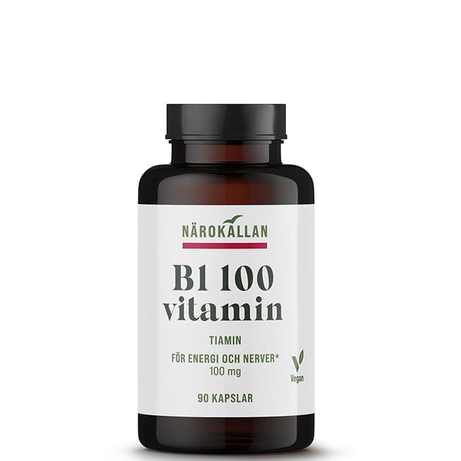 B1 100 mg 90 kapslar B1 100 mg 90 kapslar