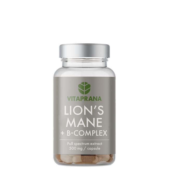 Lions Mane + B complex, 50 kapslar Lions Mane + B-komplex 50 kapslar
