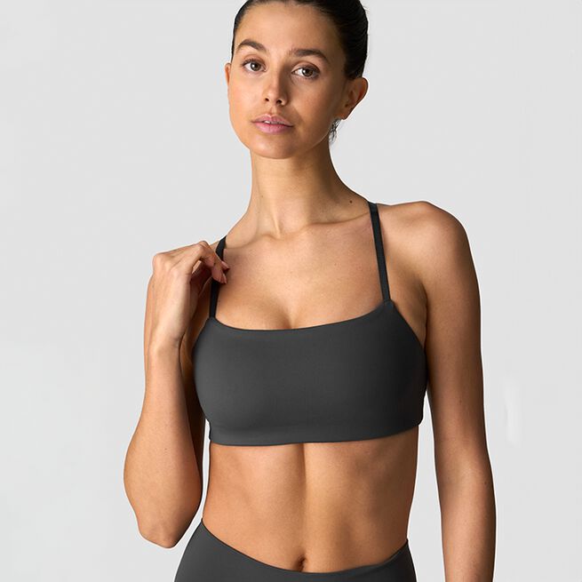 Nimble Adjustable Sports Bra, Dark Grey, L  Nimble Sport-bh Mörkgrå