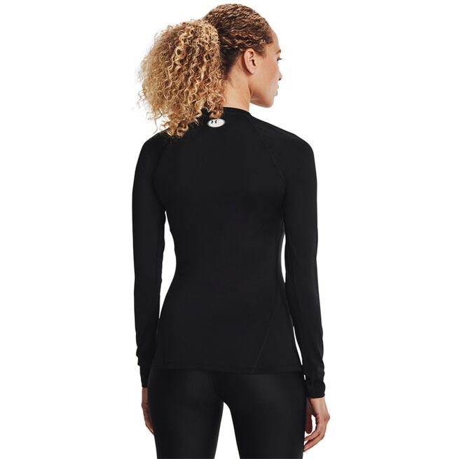 HeatGear Authentics Comp LS, Black, L  HG Armour Comp Mock Träningströja Svart