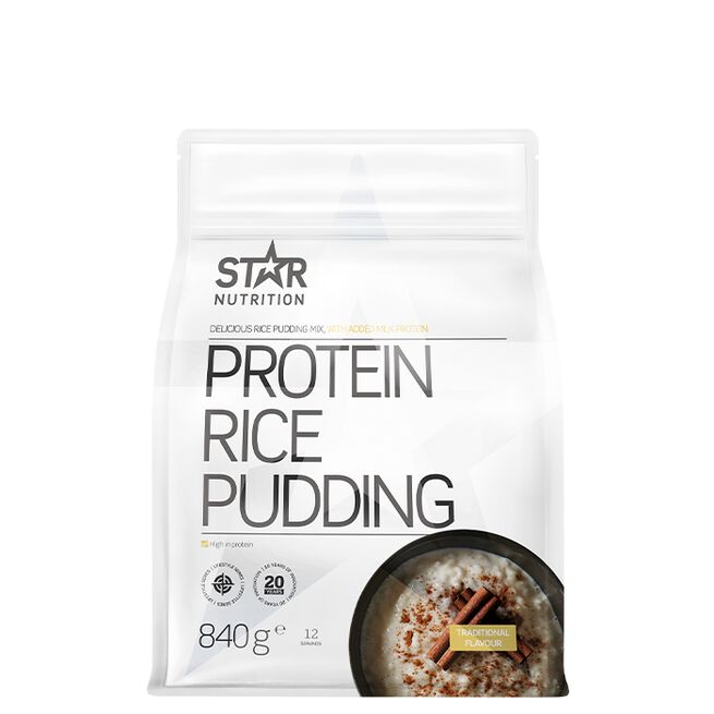 Protein Rice Pudding, Traditional Flavour, 840g Protein Rice Pudding, Traditional Flavour, 840g Kort Datum Traditional Flavour