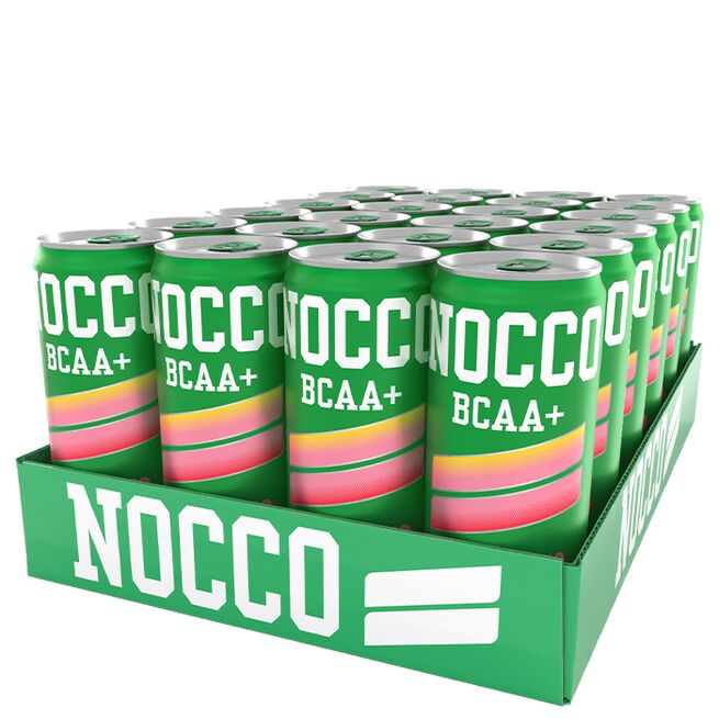24 x NOCCO BCAA+ 330 ml Peachango (koffeinfri) Flak 24 x NOCCO BCAA+ Koffeinfri 330 ml Peachango