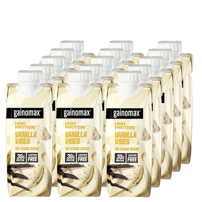 15 x Gainomax High Protein Vanilla 250 ml 15 x Gainomax High Protein Drink 250 ml Vanilj