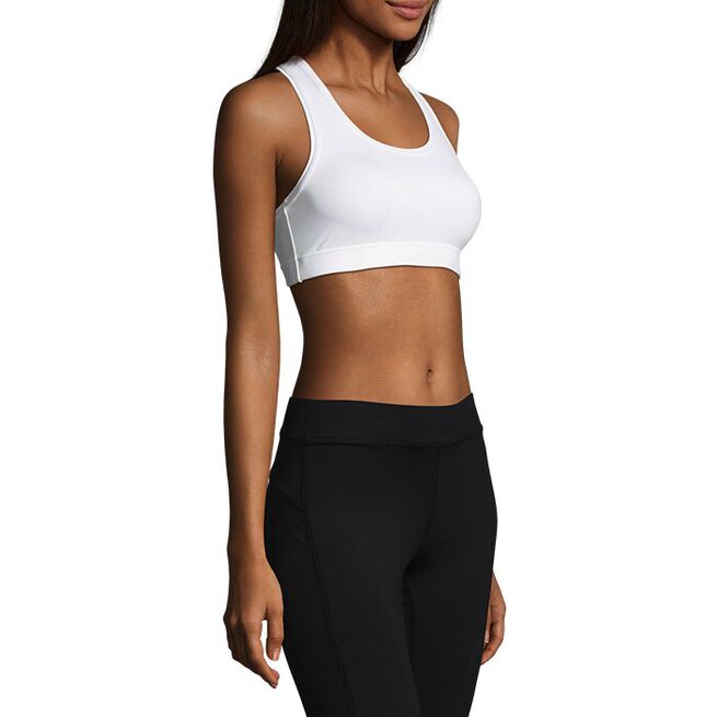 Iconic Sports Bra, White, AB/XS  Iconic Sports Bra, White