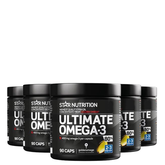star nutrition ultimate omega 3 BIG BUY Ultimate Omega-3 80% 450 kapslar