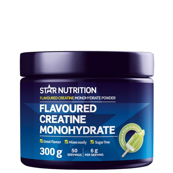 Star Nutrition Flavoured creatine vanilla pear Smaksatt Kreatin Monohydrat 300 g Vanilla/Pear
