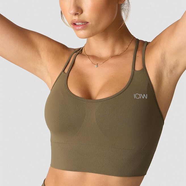 ICIW Define Seamless Sports Bra, Dark Sand Define Seamless Sport-bh Beige