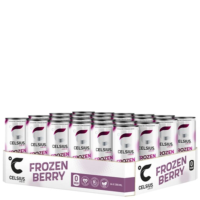 24 x Celsius, 355 ml, Frozen Berry 24 x Celsius Energidryck 355 ml Frozen Berry