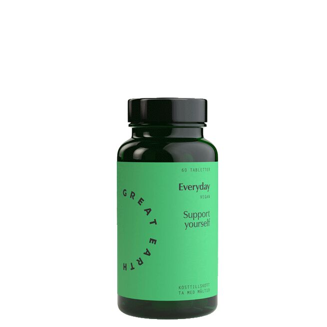 Great Earth Everyday 60 tabletter Everyday Multivitamin + Matsmältningsenzym 60 tabletter