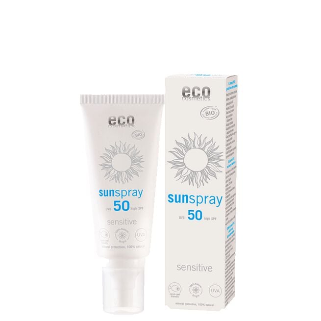 Solspray Sensitiv SPF 50, 100 ml Eco Cosmetics Solspray Känslig Hud SPF 50 100 ml