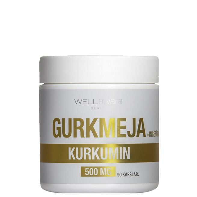 WellAware Gurkmeja/Ingefära 500 mg Gurkmeja/Ingefära 500 mg 90 kapslar