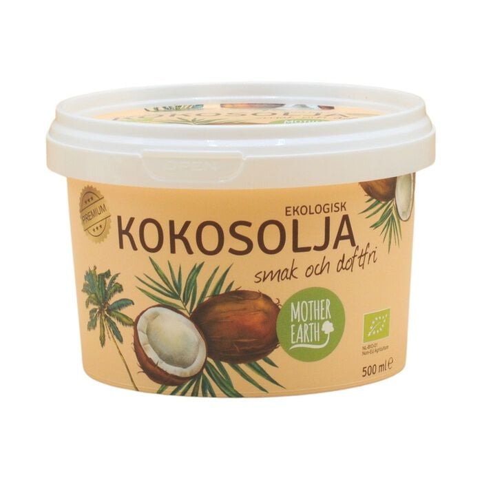 Ekologisk Kokosolja Smak- & Doftfri 500 ml