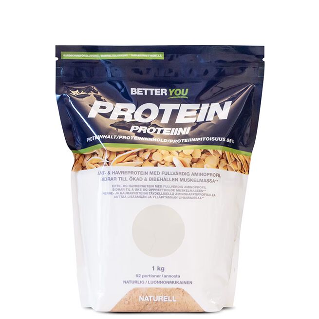 Better You Ärt och Havreprotein 1 kg Naturell Ärt och Havreprotein 1 kg Naturell Smaklös