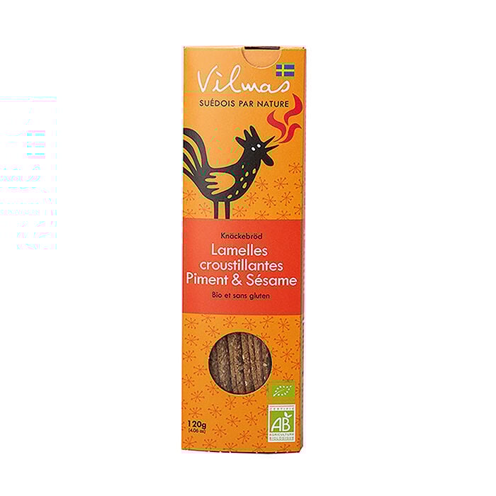 Kn&auml;ckesticks EKO 120 g Chili & Sesam