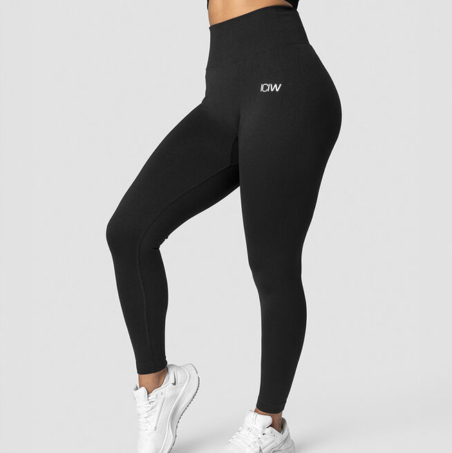 Scrunch Seamless Tights, Black, S  Scrunch Seamless Tights, Black