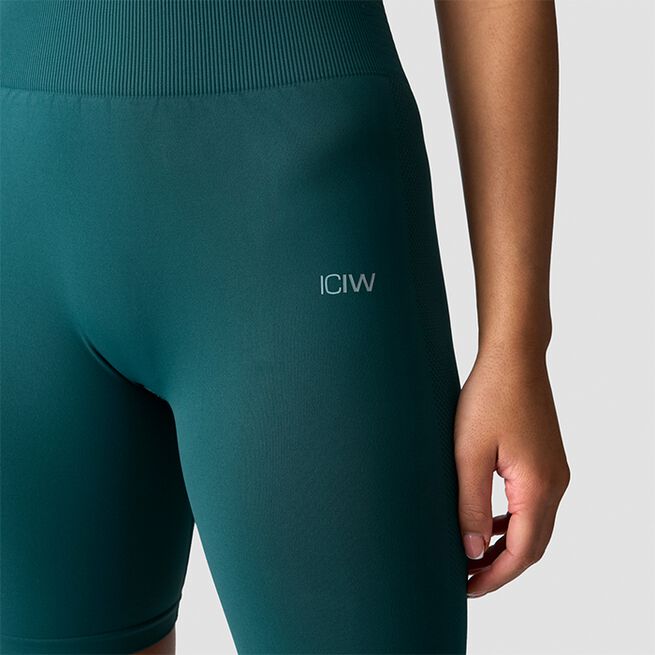 Define Seamless Pocket Biker Shorts, Forrest Green, L  Define Cykelshorts Grön
