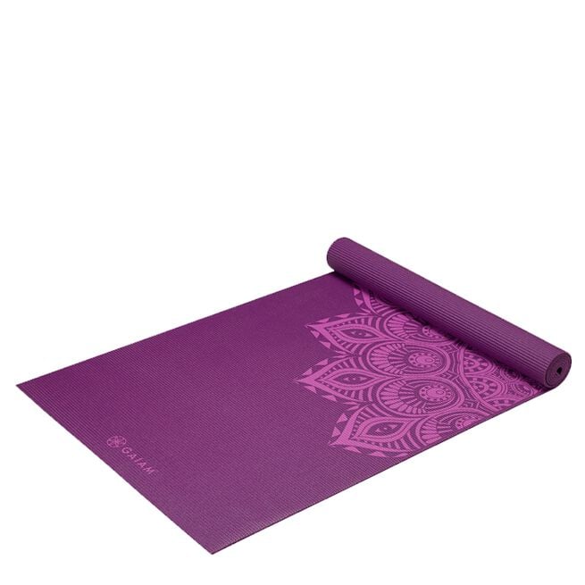 Gaiam 6mm Yoga Mat Purple Mandala Yogamatta 6mm Purple Mandala