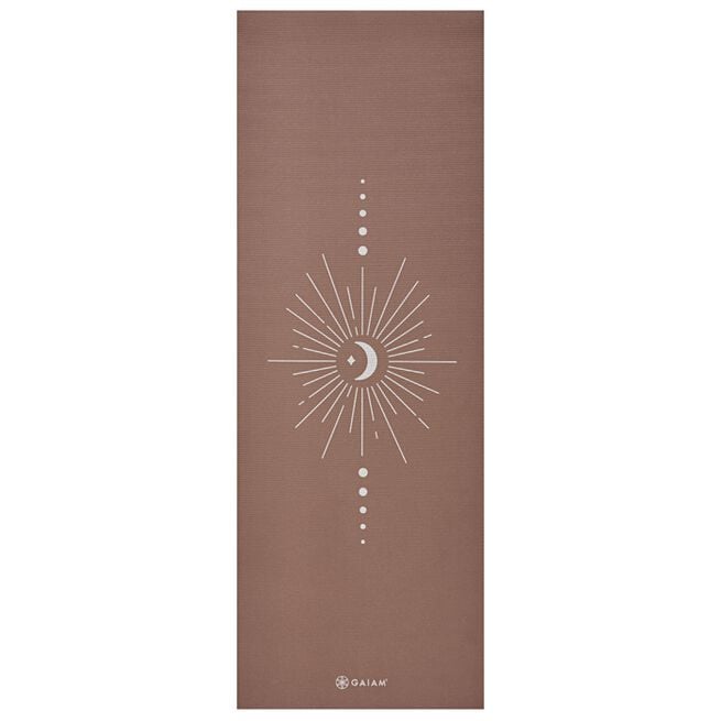 Gaiam Cinnamon Vision Yoga Mat Classic Printed 5 mm Vision Yogamatta 5 mm Brun