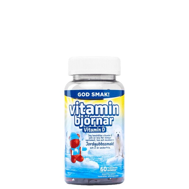 Vitaminbjörnar D-vitamin 60 tuggtabletter Vitaminbjörnar D-vitamin 60 tuggtabletter