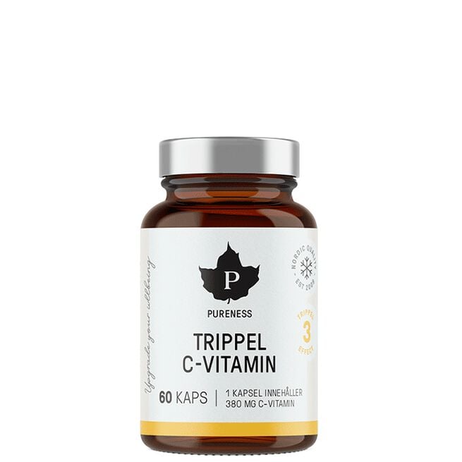 Pureness Trippel C-vitamin, 60 caps Trippel C-vitamin 60 kapslar