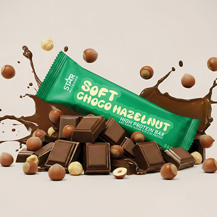 Soft Protein Bar, 55g Soft Choco Hazelnut