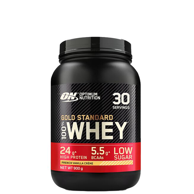 100% Whey Gold Std, 908 g French Vanilla 100% Whey Gold Standard Vassleprotein 908 g French Vanilla