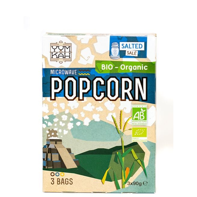 Yum Kah, Mikropopcorn, 270gr (EKO) Mikropopcorn 270 g