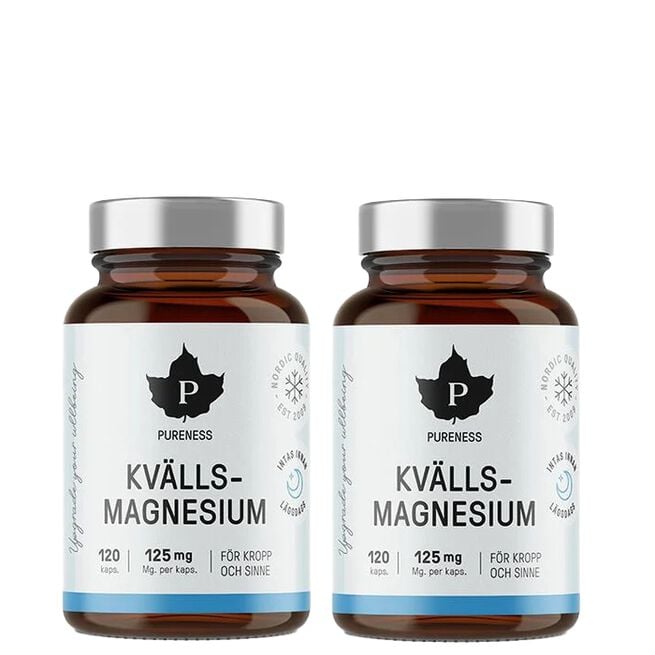 2 x Kvällmagnesium 120 kapslar 2 x Kvällmagnesium 120 kapslar