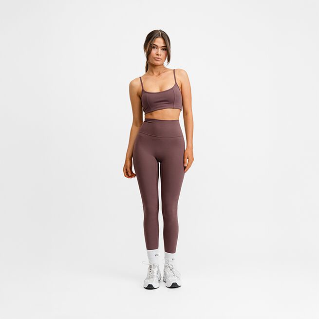 Butter Soft High Waist Tights, Dark Mauve, XS  Träningstights Ljuslila