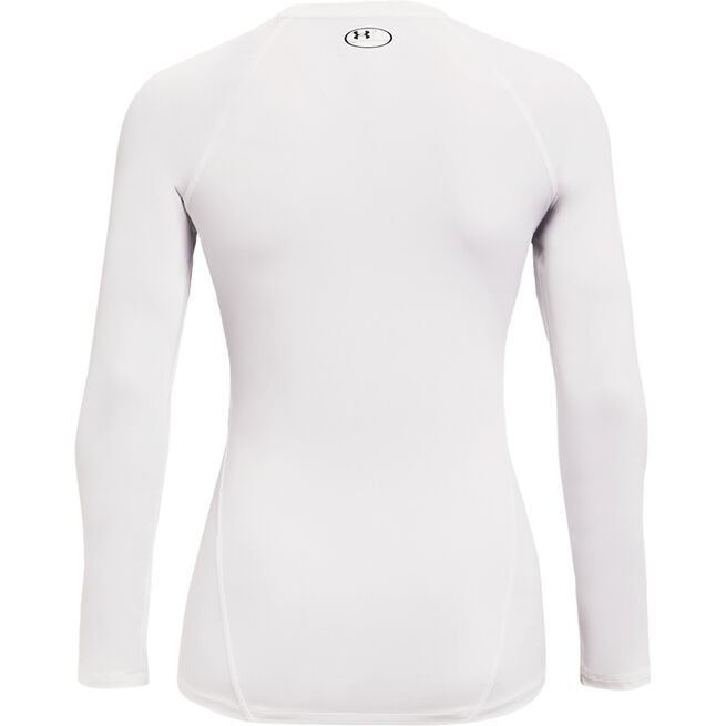 HeatGear Authentics Comp LS, White, L  HG Armour Comp Mock Träningströja Vit
