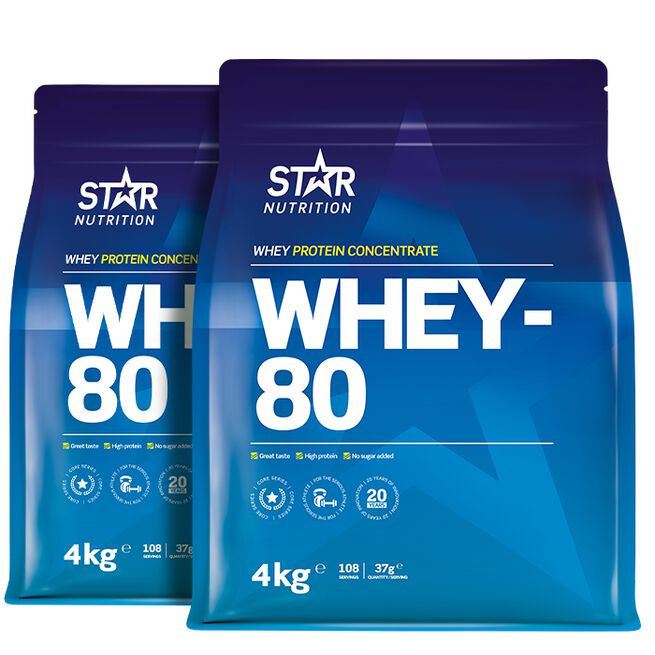 star nutrition whey-80 8 kg