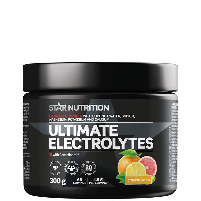 Ultimate Electrolytes, 300g, Citrus Ultimate Electrolytes Vätskeersättningpulver 300 g Citrus