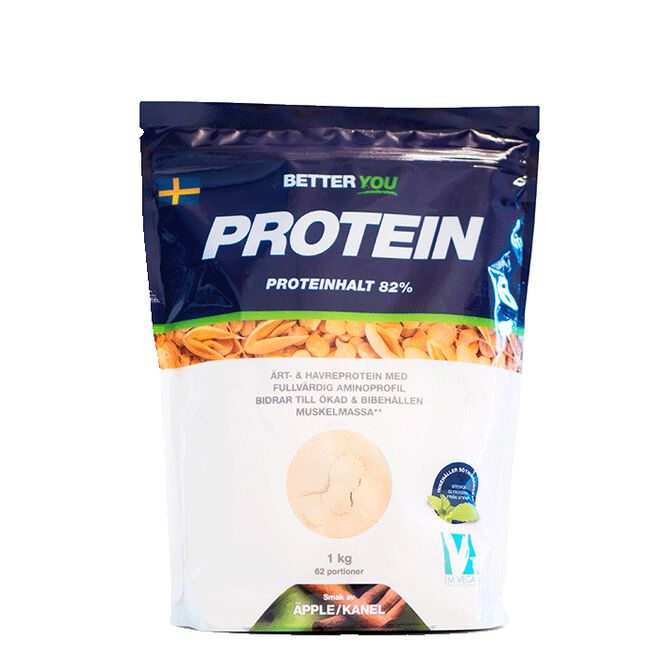 Ärt- och havreprotein, 1 kg Äpple kanel Ärt och Havreprotein 1 kg Äpple/Kanel
