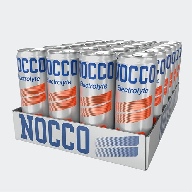 24 x NOCCO Electrolyte 355 ml Blood Orange  24 x NOCCO Electrolyte 355 ml Blood Orange
