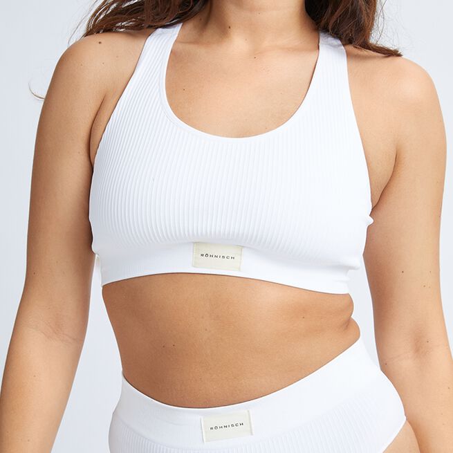 Röhnisch Micro Rib Brief, White Micro Rib Briefs Vit