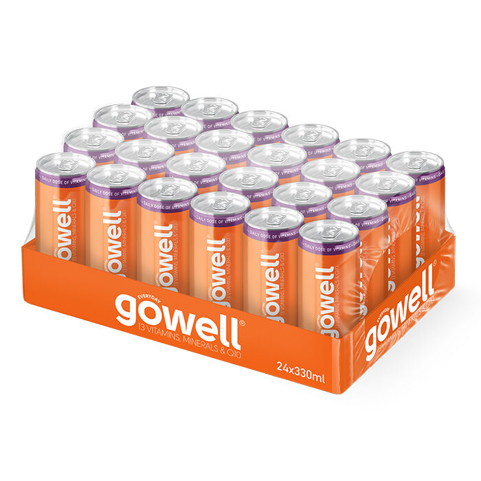 24 x GoWell Funktionsdryck Flak 33 cl Tropical