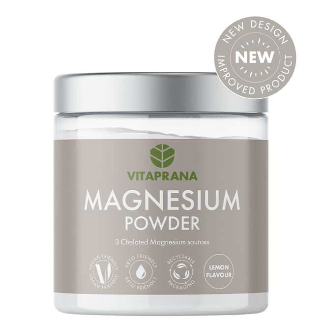 Vitaprana Magnesium Powder, 210g, Lemon 