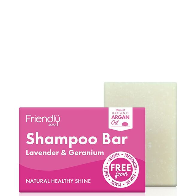 Friendly Soap Schampotvål Lavender & Geranium 95 g Schampotvål Lavender & Geranium 95 g
