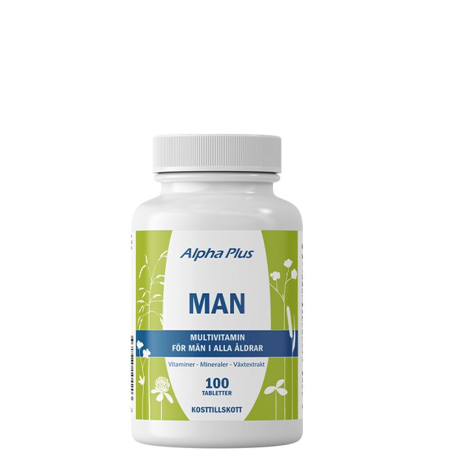 Vitaminer & mineraler Man 100 tabletter