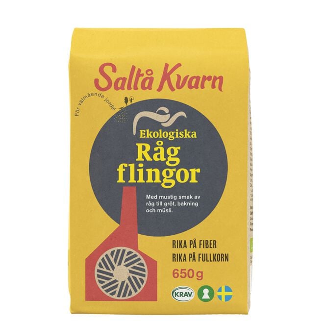 Rågflingor 650 g Rågflingor 650 g